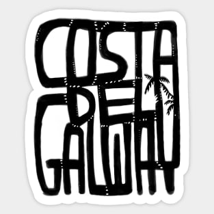 Galway Coast, Irish summer, funny Galway Sticker